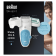 Эпилятор Braun Silk-épil 5 5-610, для сухой и влажной эпиляции, 4 насадки, белый/голубой