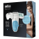 Эпилятор Braun Silk-épil 5 5-610, для сухой и влажной эпиляции, 4 насадки, белый/голубой