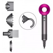 Фен профессиональный Dyson HD07 Supersonic Fuchsia/Nickel (386732-01) 1600 Вт 5 насадок ионизация