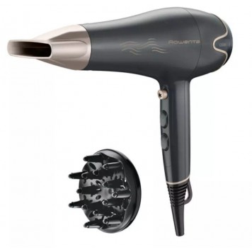 Фен полноразмерный Rowenta Motion Dry Black (CV5707FO) 2200 Вт 2 насадки