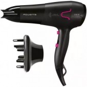 Фен профессиональный Rowenta Power Pro Ionic Black/Pink (CV5623F0) 2200 Вт 2 насадки ионизация