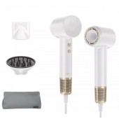 Фен высокоскоростной Laifen Swift Premium  Golden White 1600 Вт 2 насадки ионизация чехол