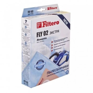 Filtero FLY 02 (4) ЭКСТРА пылесборники