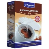 Фильтр бумажный для кофеварок №4 (100шт) 3012 Topperr