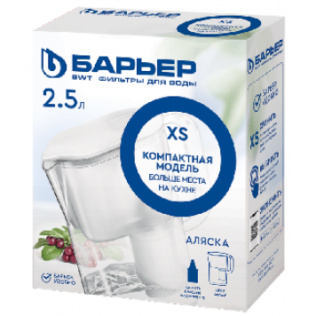 Фильтр-кувшин АЛЯСКА белый XS 2,5L-3