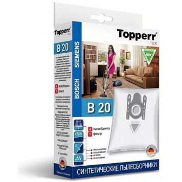 Фильтр синтетический д/пылесоса 1414 B 20 Topperr LUX