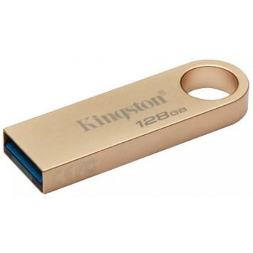 Флэш-накопитель Kingston 128Gb USB3.2 Gen1 Data Traveler SE9 (Gold Metal Case)-1