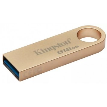 Флэш-накопитель Kingston 512Gb USB3.2 Gen1 Data Traveler SE9 (Gold Metal Case)-1