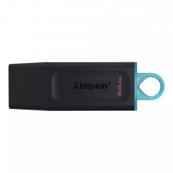 Флэш-накопитель Kingston 64Gb USB3.2 Gen1 Data Traveler Exodia (BlackTeal) комплект 2шт.-1