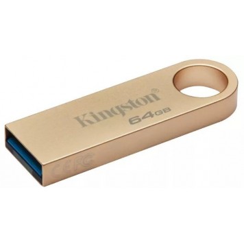 Флэш-накопитель Kingston 64Gb USB3.2 Gen1 Data Traveler SE9 (Gold Metal Case)-1