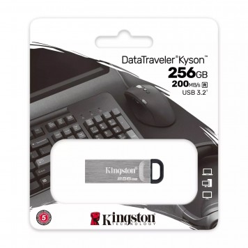 Флеш-накопитель Kingston DataTraveler Duo 256Gb  USB3.2 Gen 1 DTKN/256GB Silver-2