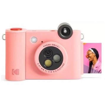 Фотоаппарат моментальной печати Kodak Smile розовый