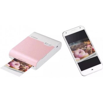 Фотопринтер Canon SELPHY SQUARE QX10 Pink (4109C009AA)-3