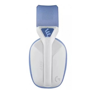 Гарнитура беспроводная игровая Logitech G435 165g/20Hz-20KHz/45Oм/BT/USB/White (981-001074)-2