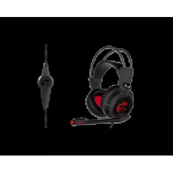 Гарнитура MSI DS502 GAMING Headset USB/кабель 2м/вес 405г/-2
