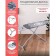 Гладильная доска Perilla напольная Diva 125x45 см
