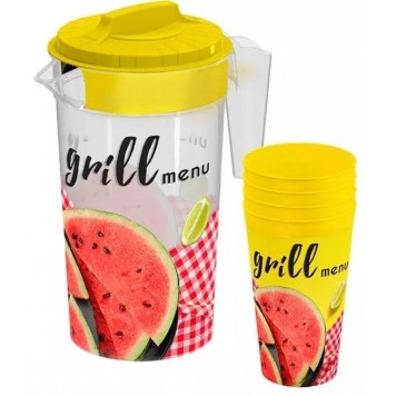 GRILL MENU  НАБОР КУВШИН 12 л  4 СТАКАНА 04 4314894