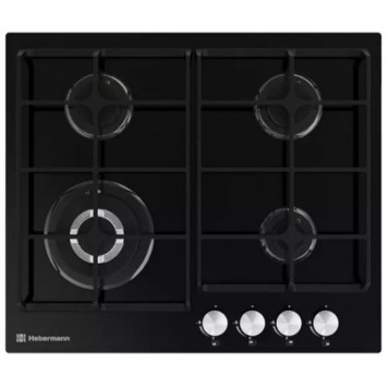 Газовая варочная поверхность HEBERMANN HBGG 604.1 B