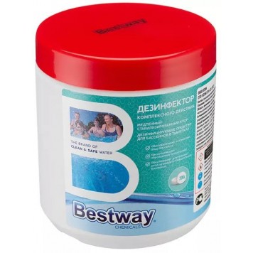 Химия для бассейна Bestway Chemicals Комплексная дезинфекция 600гр. B1909220-2