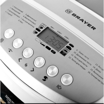 Хлебопечь BRAYER BR2701 (белый)-4