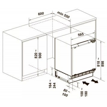Холодильник LEX RBI 102 DF-1
