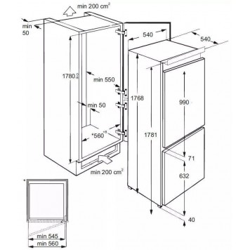 Холодильник LEX RBI 201 NF-1
