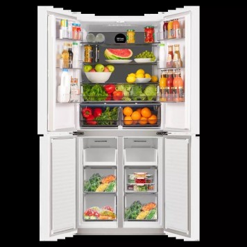 Холодильник с инвертором MAUNFELD MFF183NFWE-1