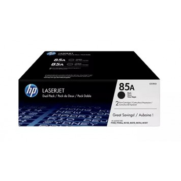 HP 85A Уп 2шт лазерные картриджи HP LaserJet черные (CE285AF)