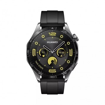 Смарт-часы HUAWEI WATCH GT 4 (46mm) Black Fluoroelastomer Strap-1