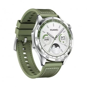 Смарт-часы HUAWEI WATCH GT 4 (46mm) Green Woven Strap-1