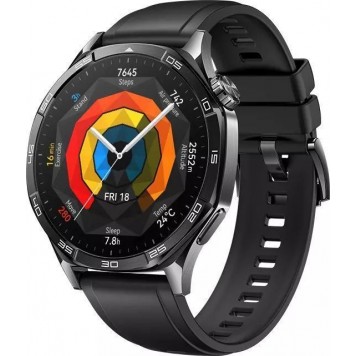 Смарт часы HUAWEI WATCH GT 5 (46mm) Black Fluoroelastomer Strap