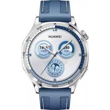 Смарт часы HUAWEI WATCH GT 5 (46mm) Blue Woven Strap-4