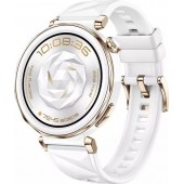 Смарт часы HUAWEI WATCH GT 5 Pro (41mm) White Fluoroelastomer Strap