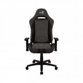 Игровое компьютерное кресло Aerocool BARON Iron Black Искусственная кожа AeroSuede (Ш)69*(Г)70*(В)125 (135) см Чёрный