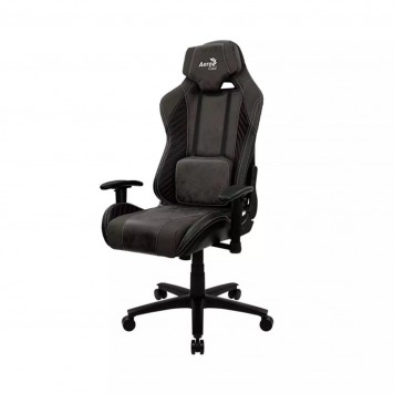 Игровое компьютерное кресло Aerocool BARON Iron Black Искусственная кожа AeroSuede (Ш)69*(Г)70*(В)125 (135) см Чёрный-1