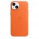 Чехол iPhone 14 Leather Case with MagSafe - Orange