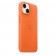 Чехол iPhone 14 Leather Case with MagSafe - Orange