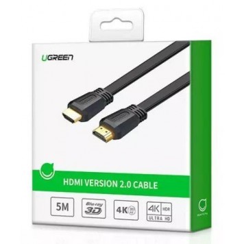 Кабель HDMI 5m V2.0 Black ( 2K*4K 60HZ) UGREEN-1