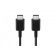 Кабель Samsung USB Type-C - USB Type C черный 1 м
