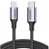 Кабель Ugreen US304 Lightning To Type-C 2.0 Male Cable 1M 60759