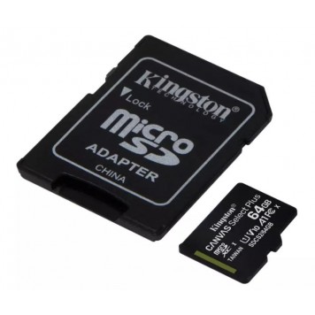 Карта памяти Kingston SDCS2/64GB with adapter-1