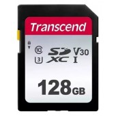 Карта памяти SD 128GB Class 10 U3 Transcend TS128GSDC300S