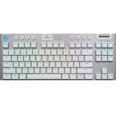 Клавиатура беспроводная игровая LOGITECH G915 X LIGHTSPEED TKL White/Tactile(920-012737)