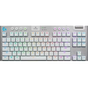 Клавиатура беспроводная игровая LOGITECH G915 X LIGHTSPEED TKL White/Tactile(920-012737)