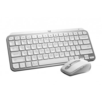 Клавиатура беспроводная Logitech MX Keys Mini Pale Grey BT/RUS (920-010502)-1