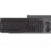 Клавиатура и мышь Logitech MK120 черный