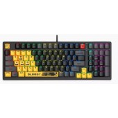 Клавиатура игровая Bloody S98-Lime  USB механическая 18м