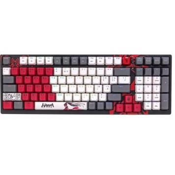 Клавиатура игровая Bloody S98-Naraka USB/мех/18м/Черно-Красный