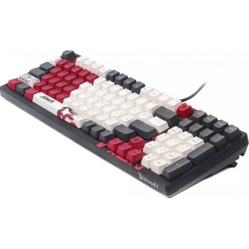 Клавиатура игровая Bloody S98-Naraka USB/мех/18м/Черно-Красный-1