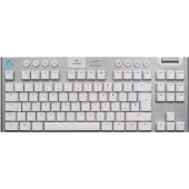 Клавиатура игровая Logitech G915 TKL LIGHTSPEED-GL Tactile Mechanical/WHITE/RUS/RGB/2.4GHZ (920-010117)